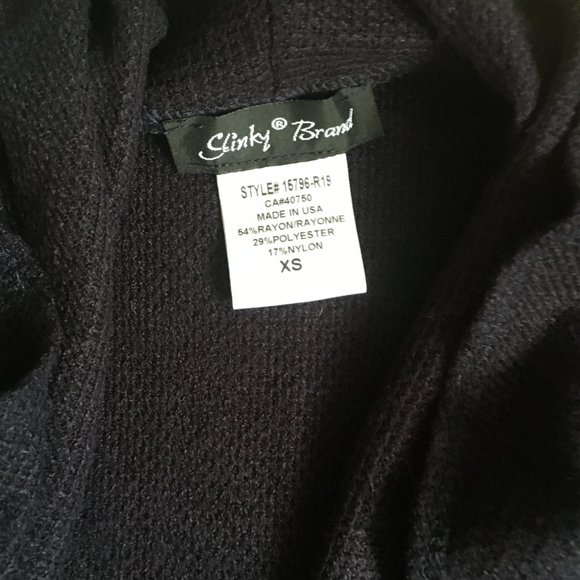 NEW Never Worn Navy Blue Waterfall Super Soft Cardigan Size Small - Picture 2 of 9